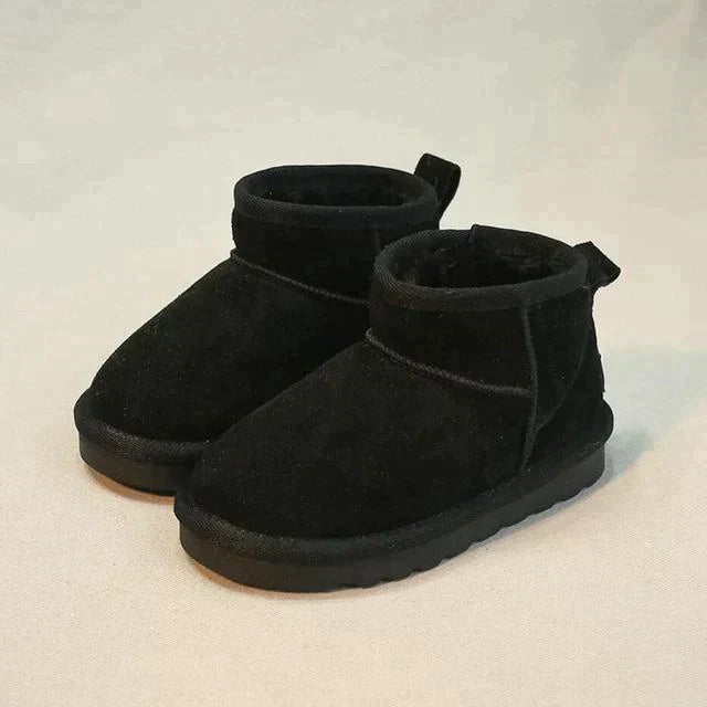 Bottes d'hiver femme imperméables à semelle antidérapante, noir