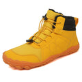 Bottes pieds nus d'hiver fourrées et imperméables, mixtes, jaune