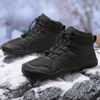Bottes pieds nus d'hiver fourrées et imperméables, mixtes
