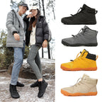Bottes pieds nus d'hiver fourrées et imperméables, mixtes