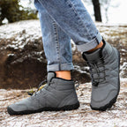Bottes pieds nus d'hiver fourrées et imperméables, mixtes