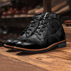 Bottes homme style rétro, noir ou marron, du 38 au 45