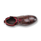 Bottes homme à lacets et fermeture éclair, semelle antidérapante