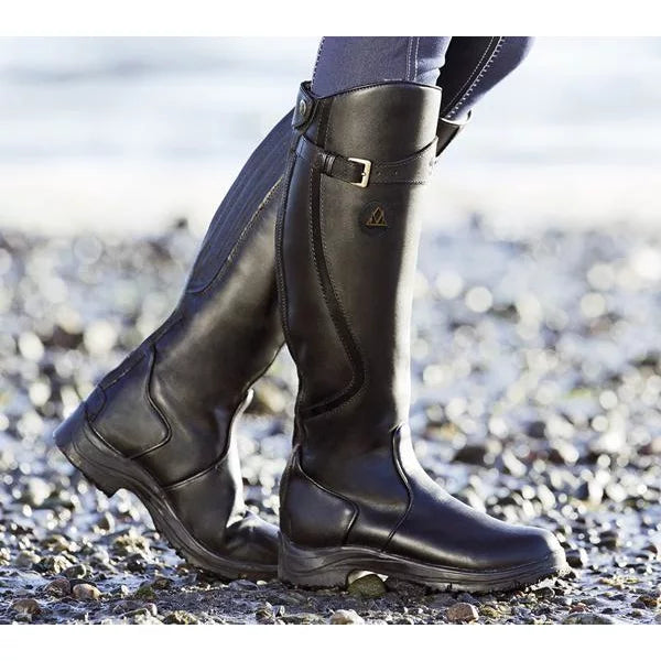Bottes homme résistantes à l'humidité, semelle antidérapante, noir