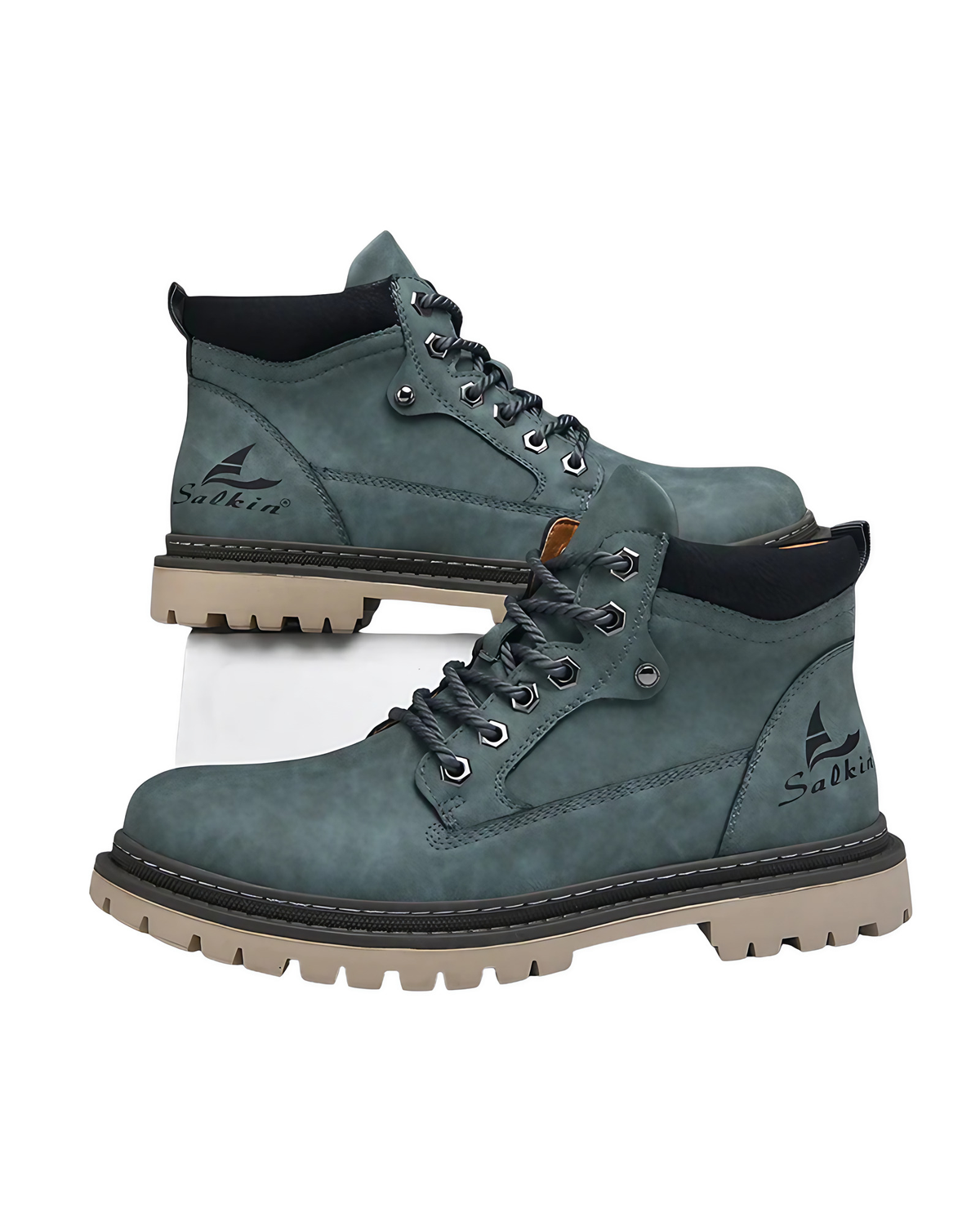 Bottines homme à semelle adhérente, quatre coloris, du 38 au 47, vert