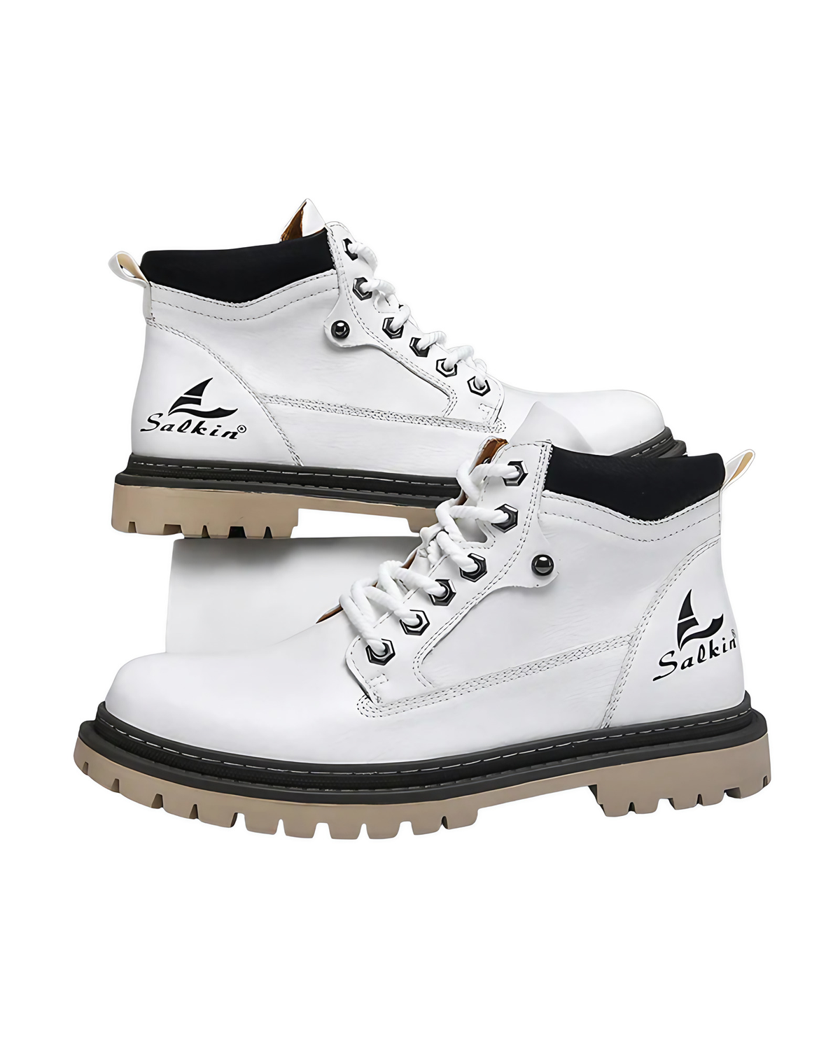Bottines homme à semelle adhérente, quatre coloris, du 38 au 47, blanc