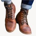 Bottes homme à tige haute, semelle antidérapante, marron, marron