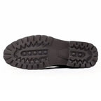 Bottes homme à lacets, semelle caoutchouc antidérapante