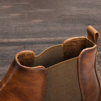 Bottines homme à élastiques latéraux, doublure chaude