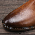 Bottines homme à élastiques latéraux, doublure chaude