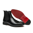 Bottes homme de ville, noir ou rouge, du 38 au 46