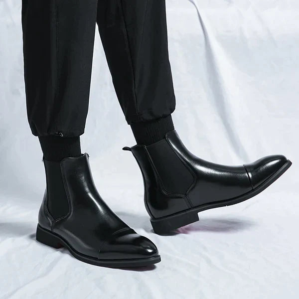 Bottes homme de ville, noir ou rouge, du 38 au 46