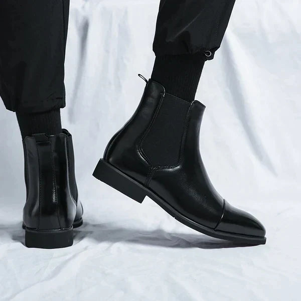Bottes homme de ville, noir ou rouge, du 38 au 46
