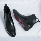 Bottes homme de ville, noir ou rouge, du 38 au 46