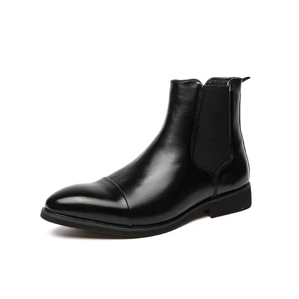 Bottes homme de ville, noir ou rouge, du 38 au 46
