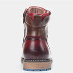 Boots homme style Oxford à lacets, finition polie, du 39 au 48