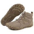 Bottes pieds nus d'hiver imperméables, doublure polaire, mixtes, kaki