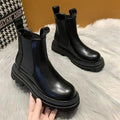 Bottes punk femme, noir, beige ou marron, du 35 au 40, noir