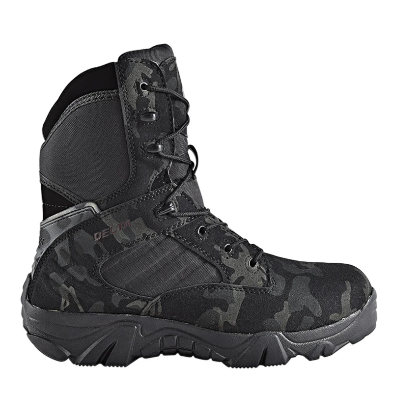 Bottes tactiques homme de randonnée à lacets, du 39 au 47
