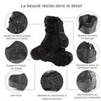 Bottes tactiques homme de randonnée à lacets, du 39 au 47