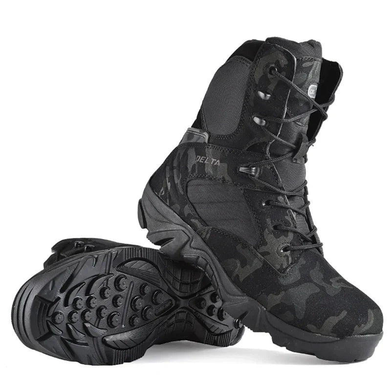 Bottes tactiques homme de randonnée à lacets, du 39 au 47