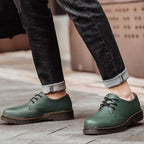 Bottines basses homme, semelle intérieure moelleuse, cinq coloris, vert