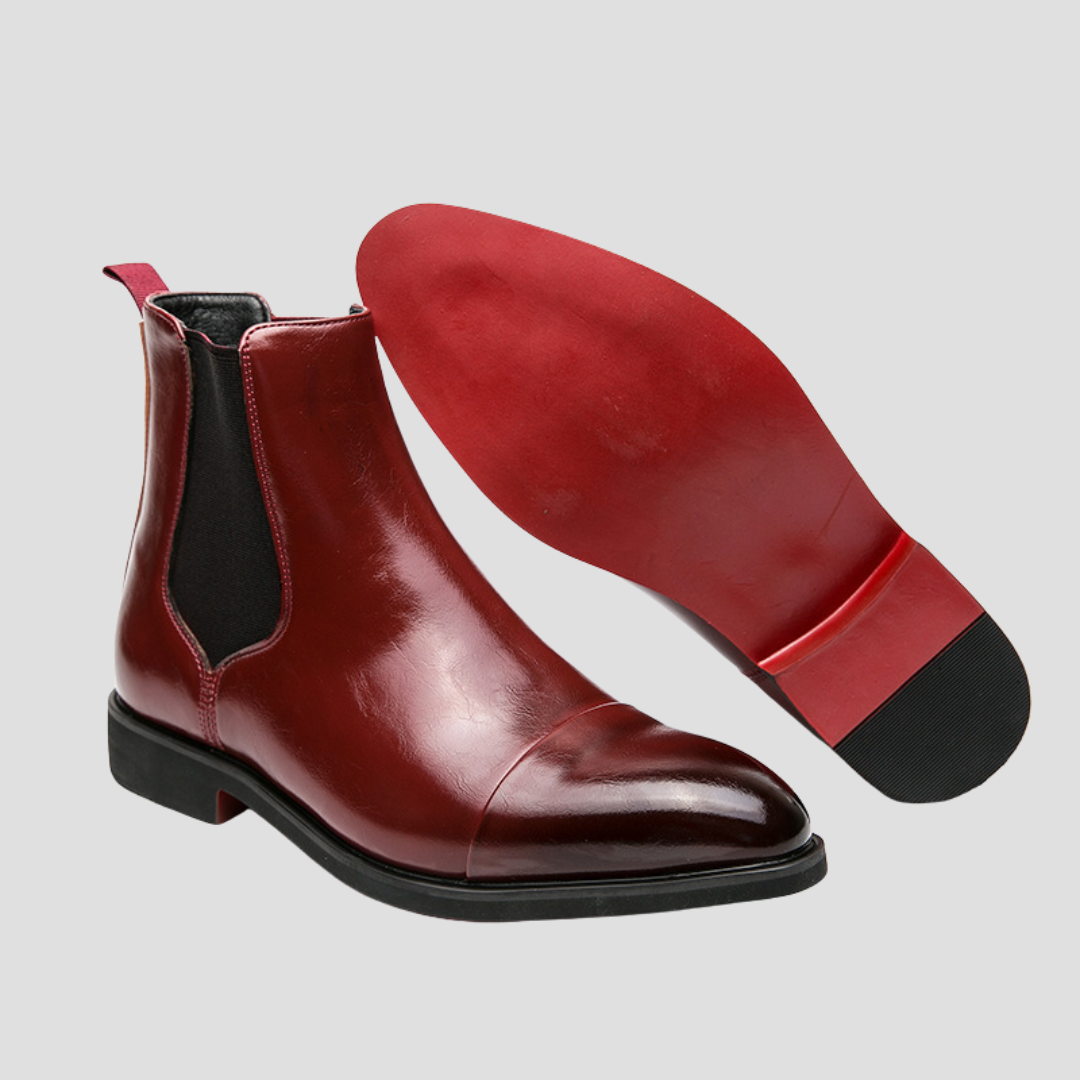 Bottines Chelsea homme à élastiques latéraux, noir ou marron