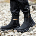 Bottines Chelsea de sécurité mixtes, embout acier, du 37 au 48