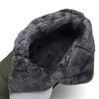 Bottines d'hiver fourrées imperméables, hommes et femmes
