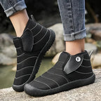 Bottines d'hiver fourrées imperméables, hommes et femmes