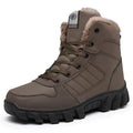 Bottines d'hiver mixtes fourrées, tige imperméable, du 35 au 46, kaki