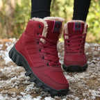 Bottines d'hiver mixtes fourrées, tige imperméable, du 35 au 46