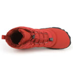 Bottines d'hiver pieds nus mixtes, fourrées, zip latéral