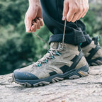 Bottines de randonnée homme imperméables, vert ou kaki