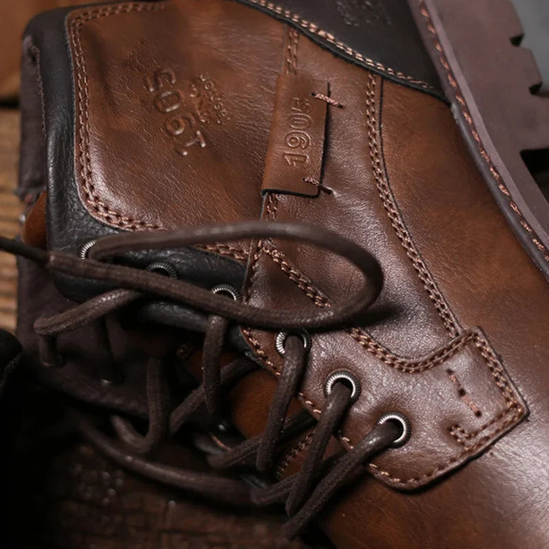 Bottines homme doublées, semelle antidérapante, du 39 au 48