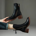 Bottines femme de ville, noir ou marron, du 35 au 43, noir