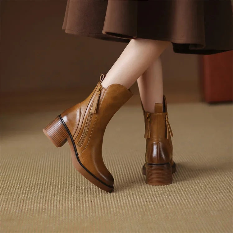 Bottines femme de ville, noir ou marron, du 35 au 43