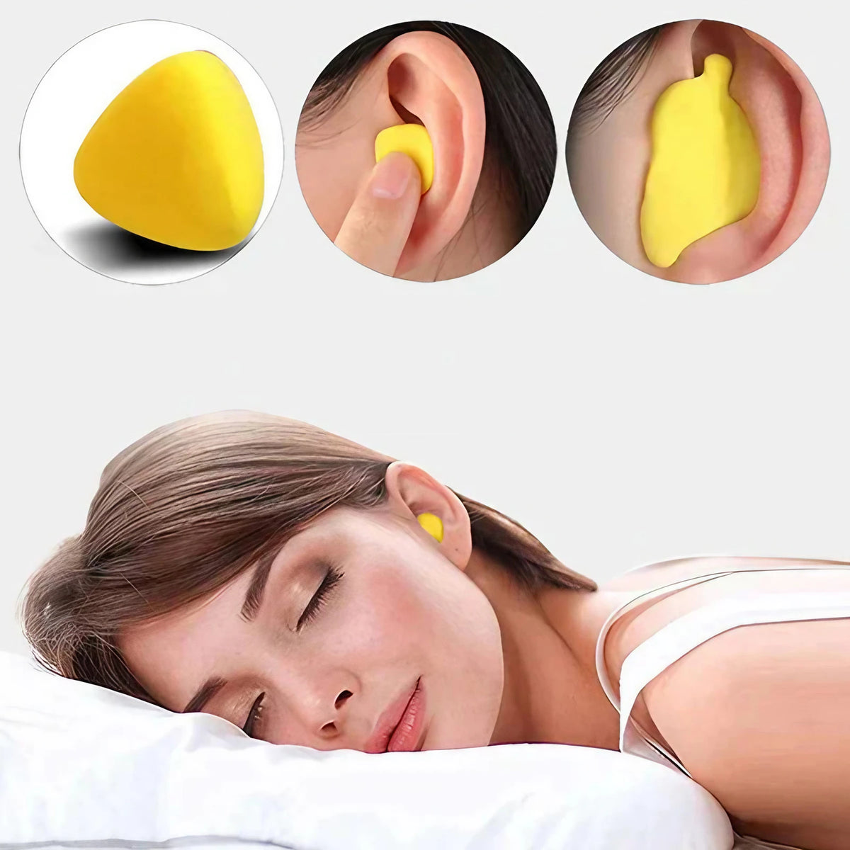 Bouchons d'oreilles réutilisables, étanches, quatre coloris