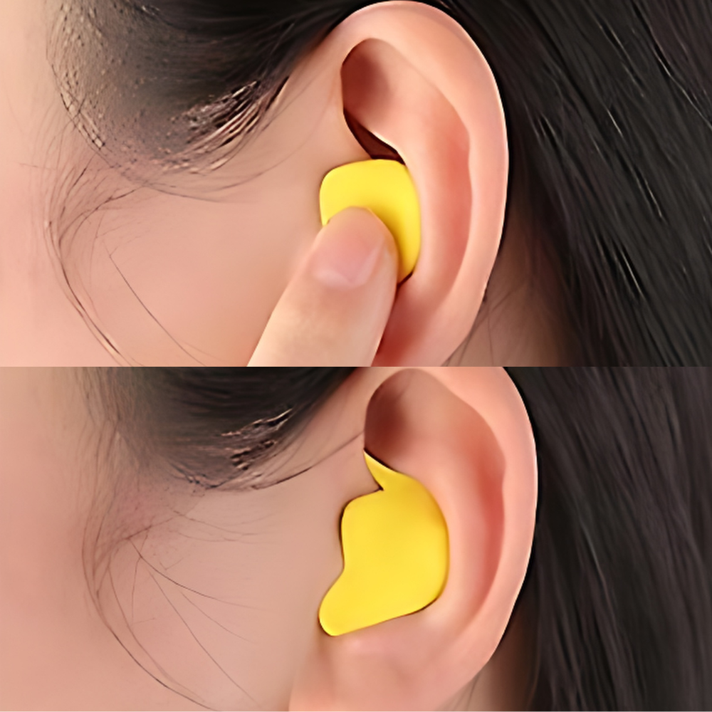 Bouchons d'oreilles réutilisables, étanches, quatre coloris