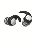 Bouchons d'oreilles en silicone à quatre anneaux, six coloris