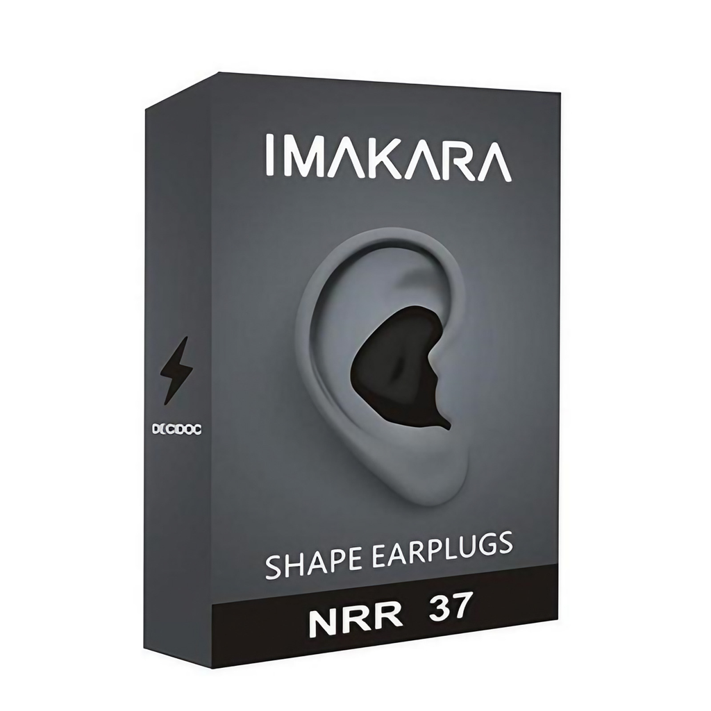 Bouchons d'oreilles réutilisables, jusqu'à 30 dB, avec étui, noir