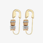 Boucles d'oreilles pendantes géométriques femme, deux styles, style 2, bleu