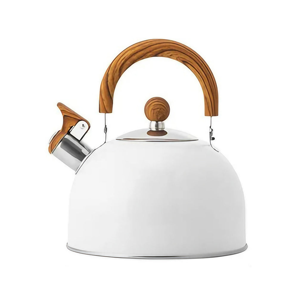 Bouilloire à sifflet en acier inoxydable, 2,5 L ou 3 L