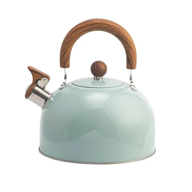 Bouilloire à sifflet en acier inoxydable, 2,5 L ou 3 L