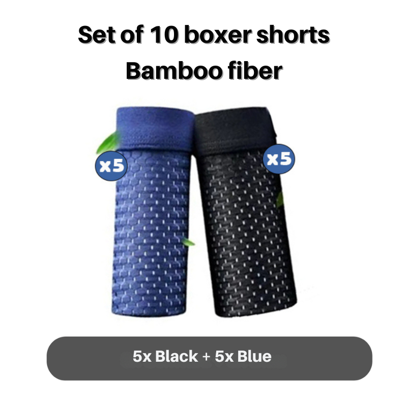 Lot de boxers homme coupe ajustée, deux assortiments, L au 3XL