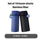 Lot de boxers homme coupe ajustée, deux assortiments, L au 3XL