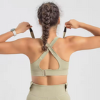 Brassière femme sans armature, bretelles réglables, du S au 5XL
