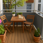 Brise-vue de balcon en polyester enduit, quatre dimensions