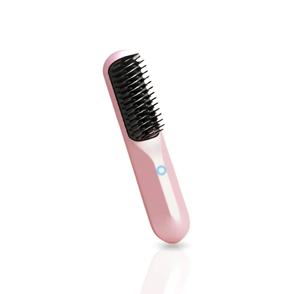 Brosse chauffante ionique sans fil, trois niveaux de chaleur