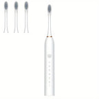 Brosse à dents électrique, 6 modes, minuteur de 2 minutes, blanc